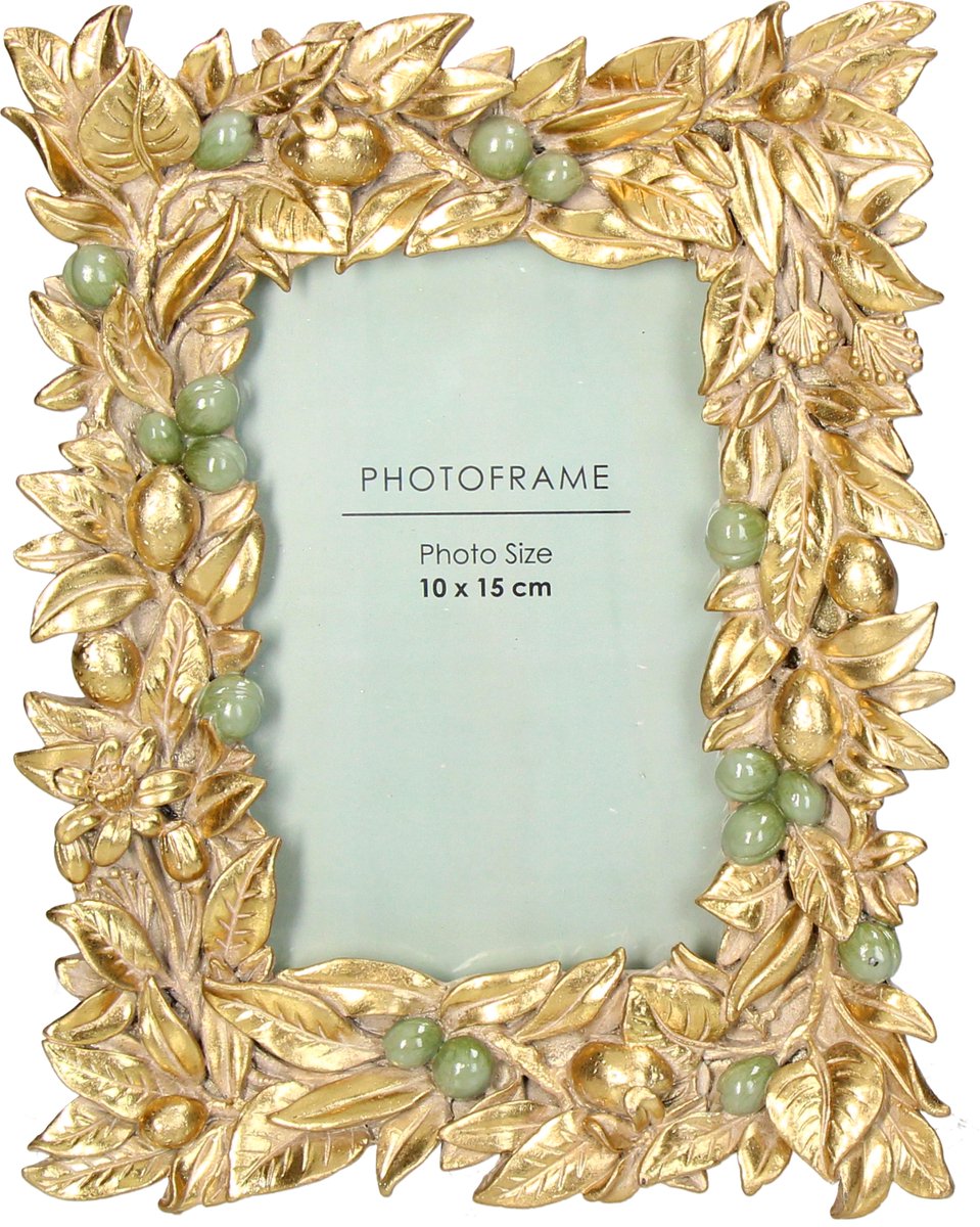 HD Collection Bilderrahmen Oliven Polyresin 10x15cm