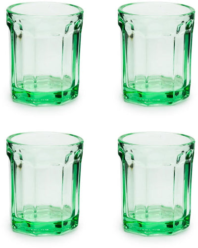 Serax - Paola Navone Fisch Fisch - Glas m - grün - 7 ø - 22cl - 4 Stück