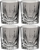 Leonardo Whiskyglas 330 ml, graues Capri – 4er-Set