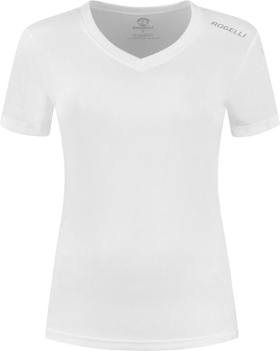 Rogelli Promo Laufshirt Damen – Kurzarm – Weiß – M