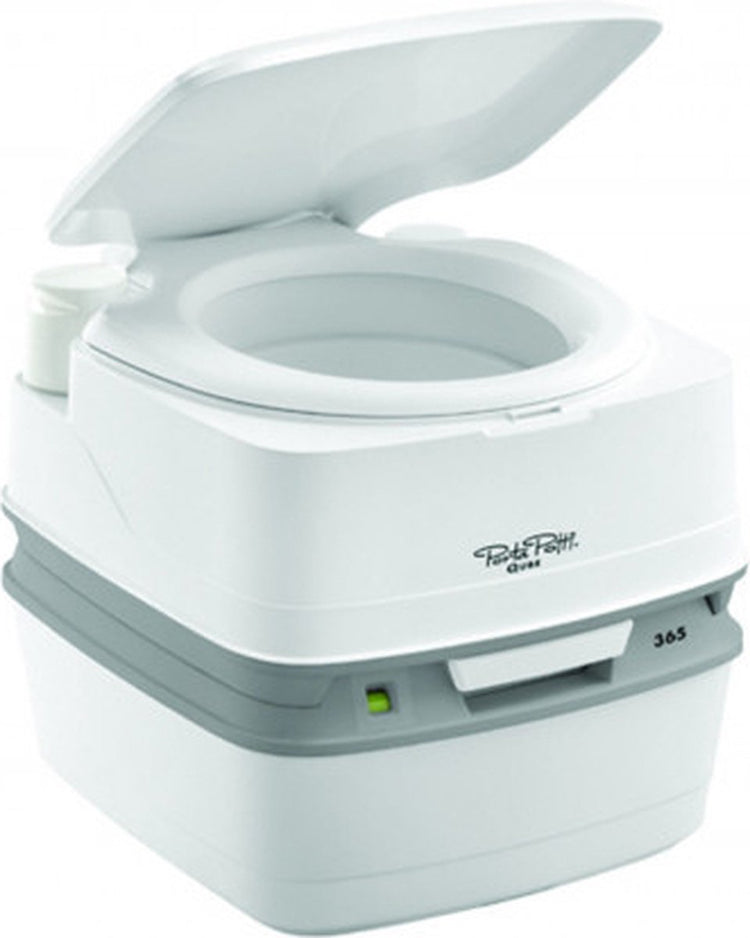Thetford Qube 335 Porta Potti – mit Haltesatz – weiß