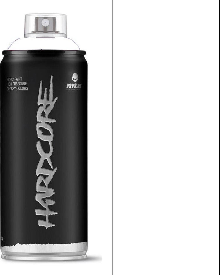 Montana Colors MTN mattweiße Sprühfarbe – 400 ml Hochdruck- und mattes Finish