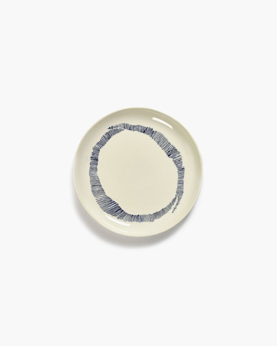 Serax - Ottolenghi Fest - Teller S - Weiß Blau - 19 ø - 2 Stück