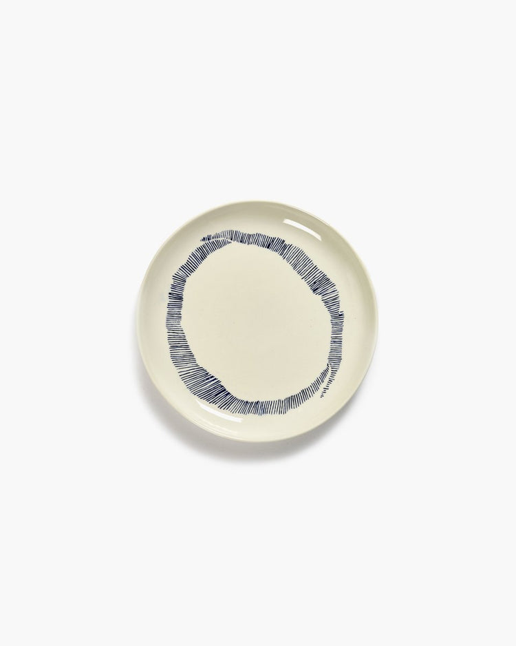Serax - Ottolenghi Fest - Teller S - Weiß Blau - 19 ø - 2 Stück