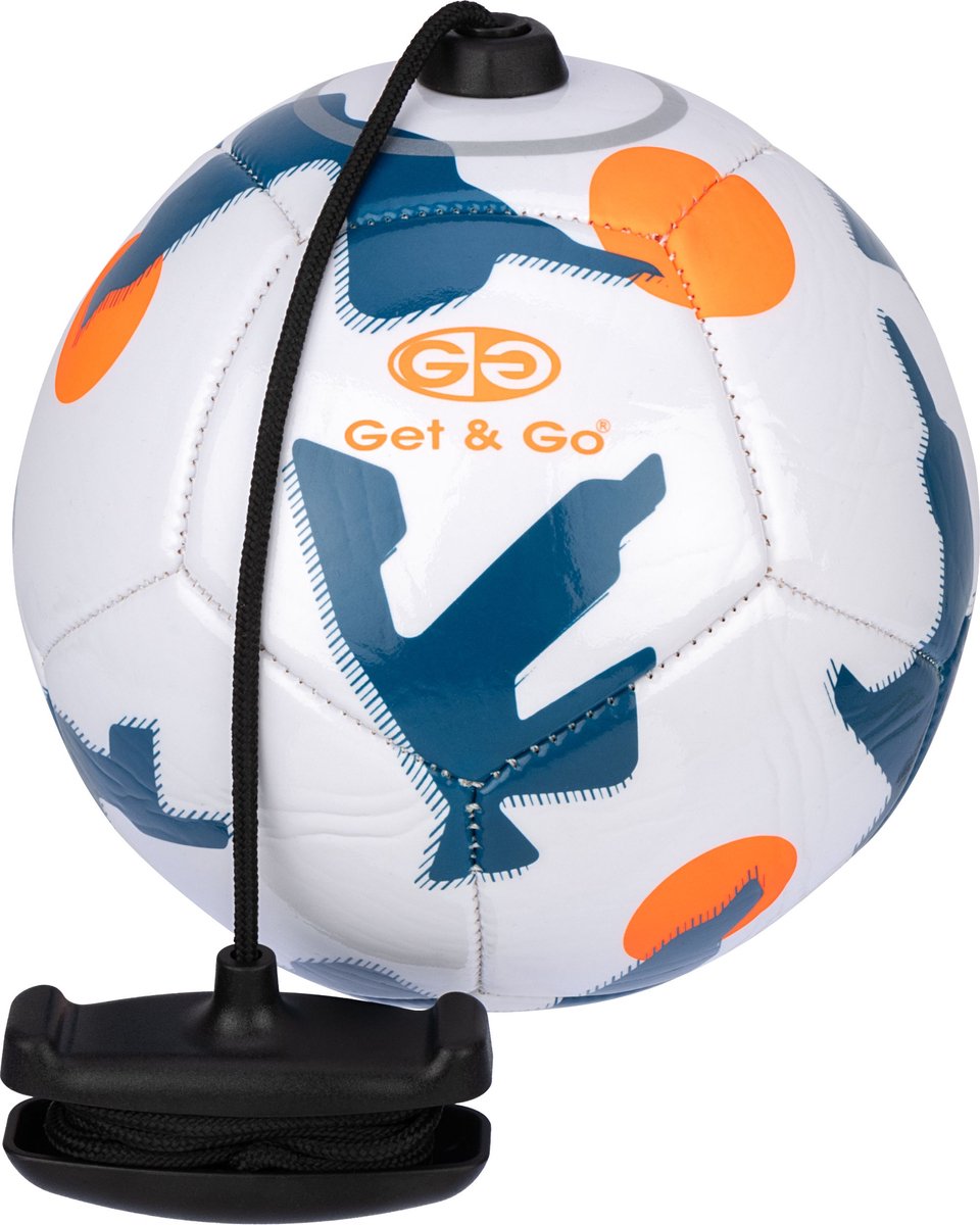 Get Go Fußballtrainer - Kinder - Weiß Blau - Ballgröße 1