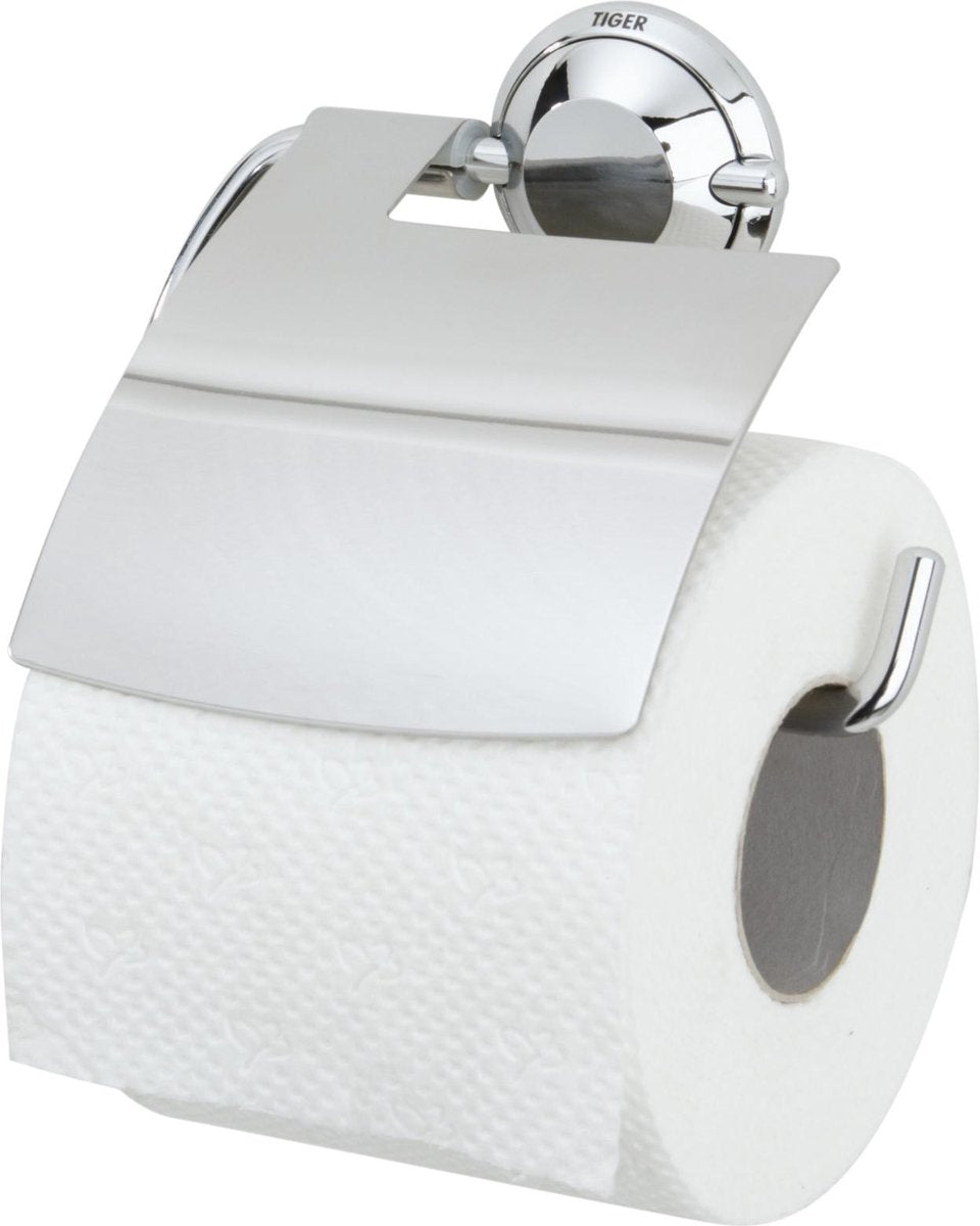 Tiger Torino - Toilettenpapierhalter mit Klappe - Chrom