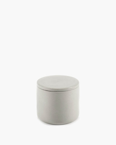 Serax – Bertrand Lejoly – Cose – rundes Glas mit Deckel – beige – H 6,5 cm – 7 ø