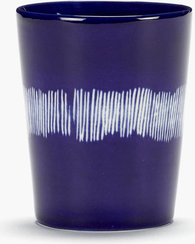 Serax - Ottolenghi Feast - Teetasse - dunkelblau weiß - 8 ø - 4 Stück