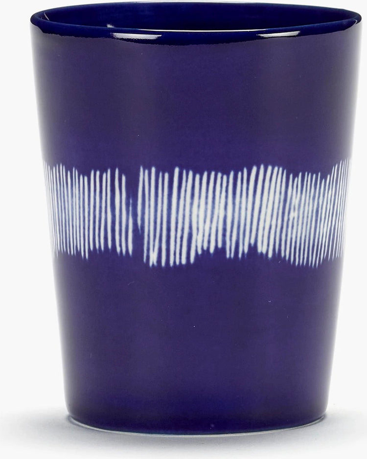 Serax - Ottolenghi Feast - Teetasse - dunkelblau weiß - 8 ø - 4 Stück