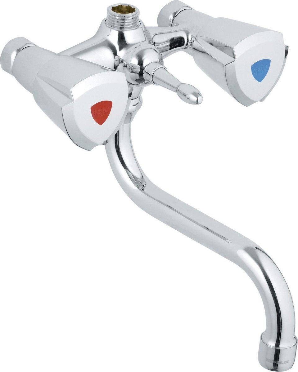 Grohe Costa Trend Duscharmatur mit Wannenumstellung – Mischbatterie – 12 cm Achsabstand