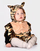 Den Goda Fen Kostüm Tiger – Mini-Umhang mit Kapuze – 86–110 cm – 1–4 Jahre – mehrfarbig