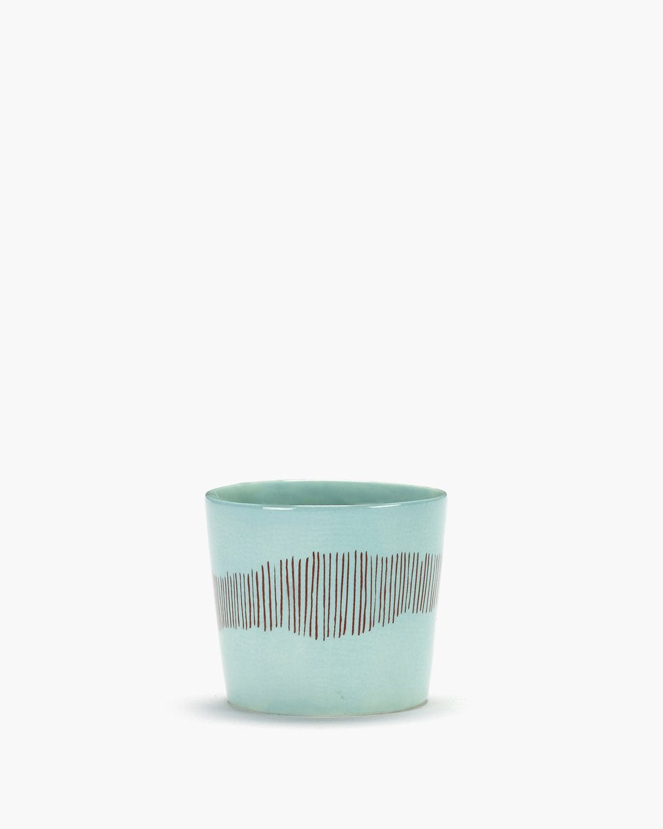 Serax - Ottolenghi Feast - Espressotasse - Azurblau Rot - 7 ø - H 6cm - 15cl - 4 Stück