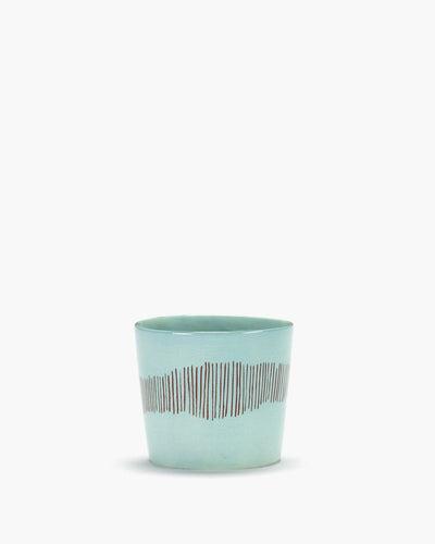 Serax - Ottolenghi Feast - Espressotasse - Azurblau Rot - 7 ø - H 6cm - 15cl - 4 Stück