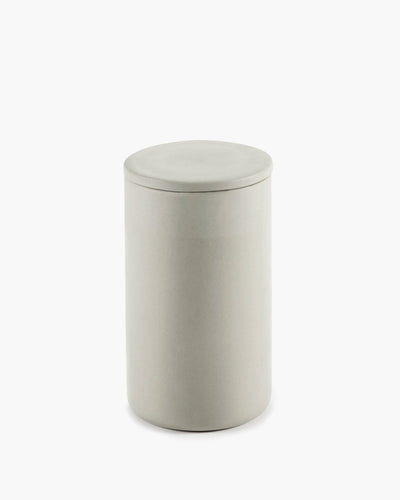 Serax - Bertrand Lejoly - Cose - rundes Glas mit Deckel L - Beige - H 12,6 cm - 7 ø