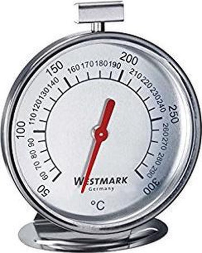 Westmark Backofenthermometer, Messbereich: 50 °C bis 300 °C 122 °F bis 572 °F, Edelstahl, Silberrot, 12902260