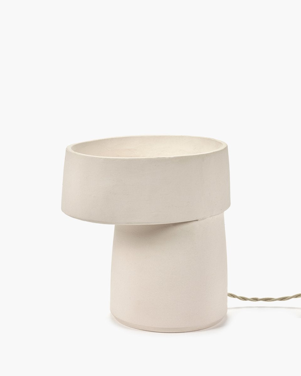 Serax - Alex Gabriels - Rom - Tischlampe - Beige - H 23,5 cm