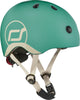 Scoot Ride Helm – Kinderhelm – XS 45–51 cm – LED-Rücklicht – Magnetverschluss – verstellbar – Wald