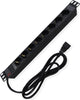 Roline 19 Steckdose 8-fach, C14-Stecker, schwarz, 2 m