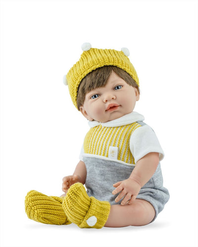 Marina Pau Marina – Pau Puppe Sweet Baby Autumn 42 cm – Spielzeugpuppe mehrfarbig.