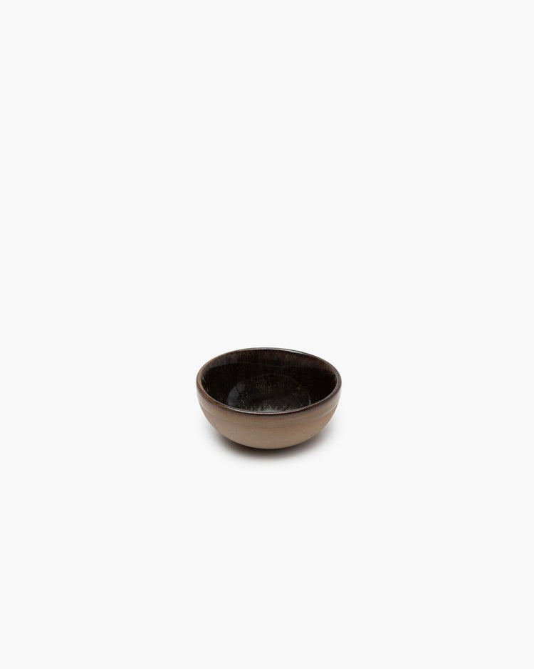 Surface by Sergio Herman Serax-Schale – klein – ø9 cm x H4 cm – Grau und Indi-Grau – 4 Stück