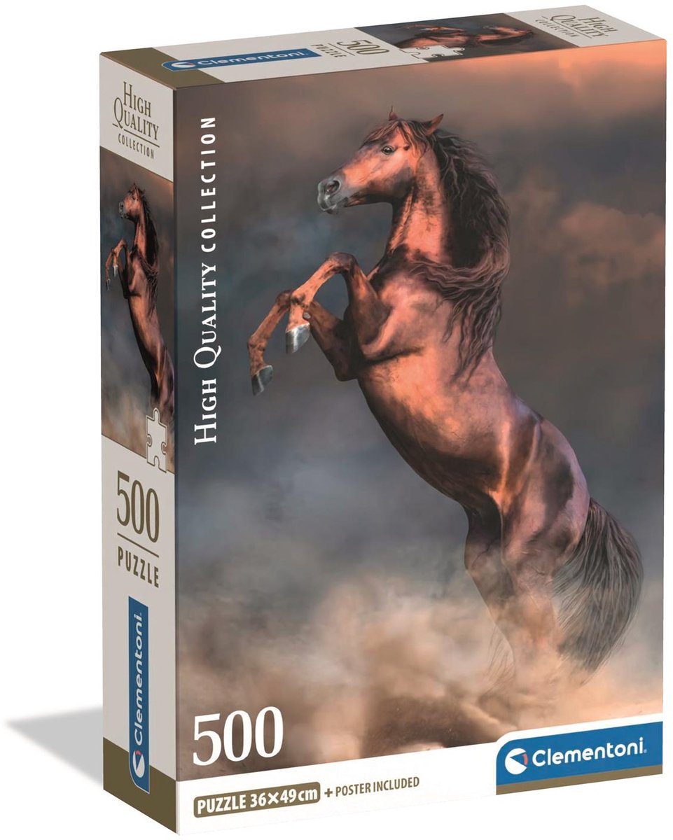 Clementoni Jigsaw Puzzle Wild Red Hengst, 500st.