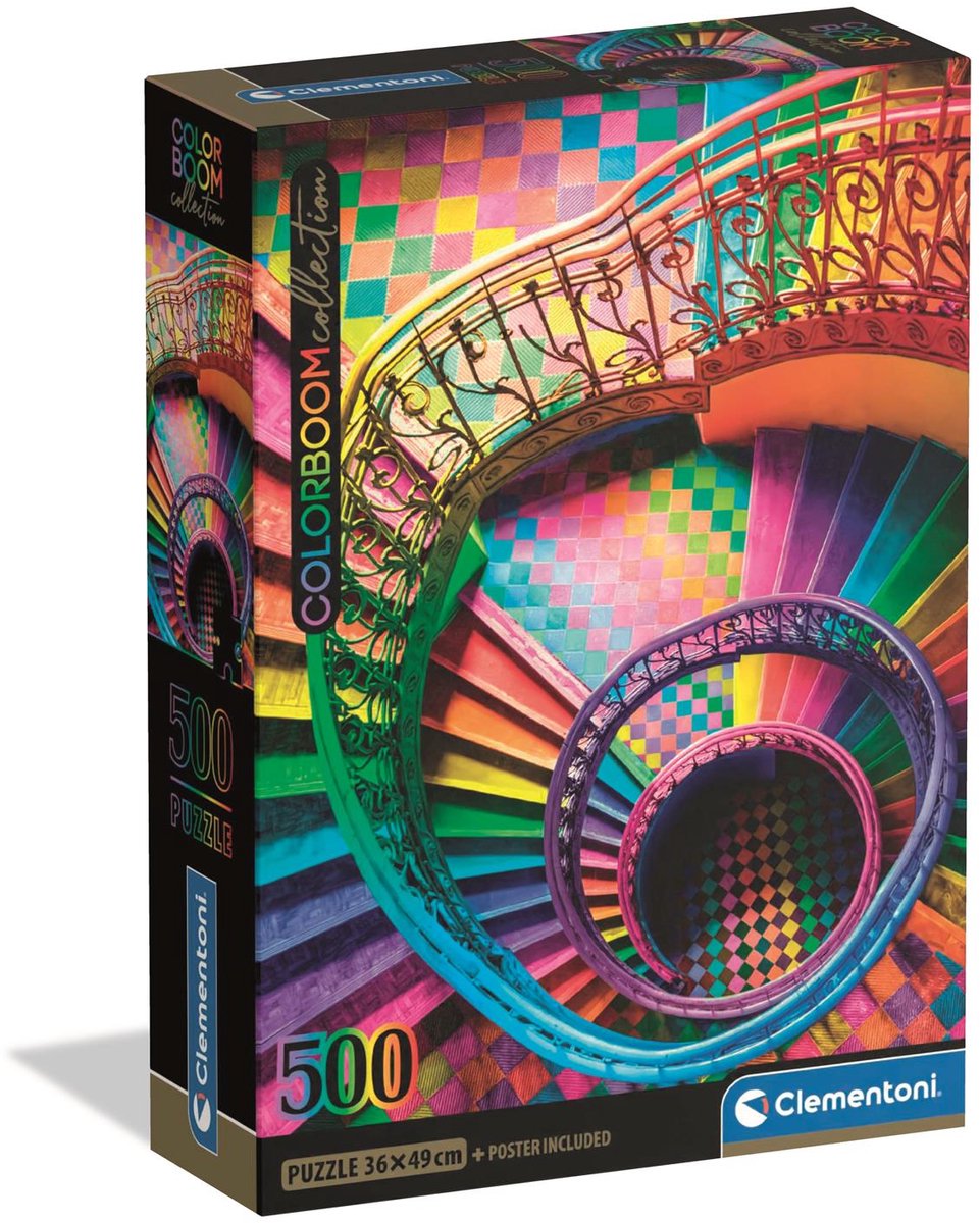 Clementoni Jigsaw Puzzle Compact Colorboom Trap, 500st.