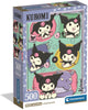 Clementoni Kuromi Puzzle 500 Teile – Sanrio Kinderpuzzle – Kompaktbox – Kawaii-Puzzle für Mädchen ab 10 Jahren