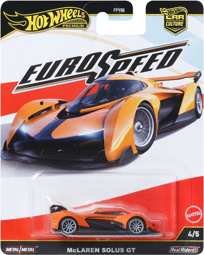 Hot Wheels JBK78, Rennwagen, 3 Jahre, Metall, Schwarz, Orange