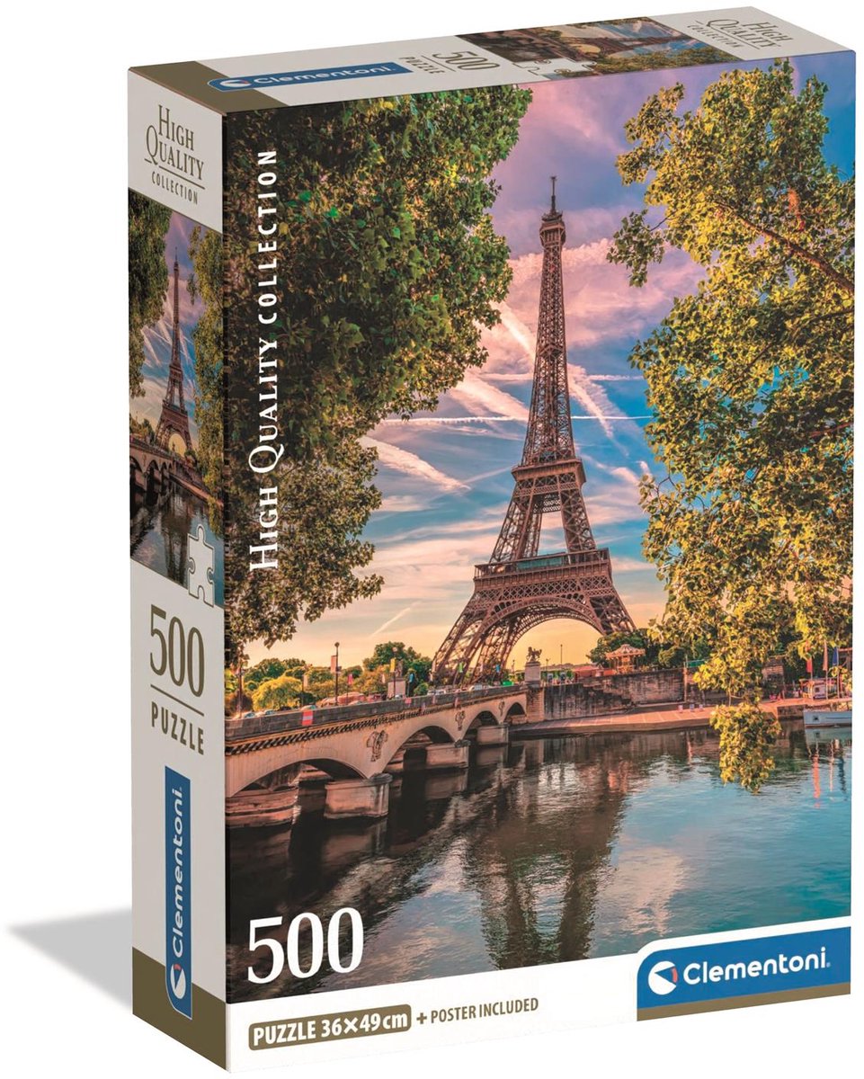 Clementoni Puzzle entlang der Seine, 500st.