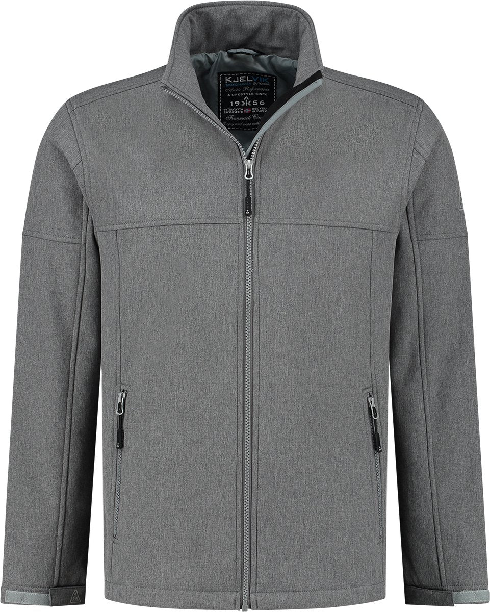 Kjelvik Softshelljacke Odense Grau