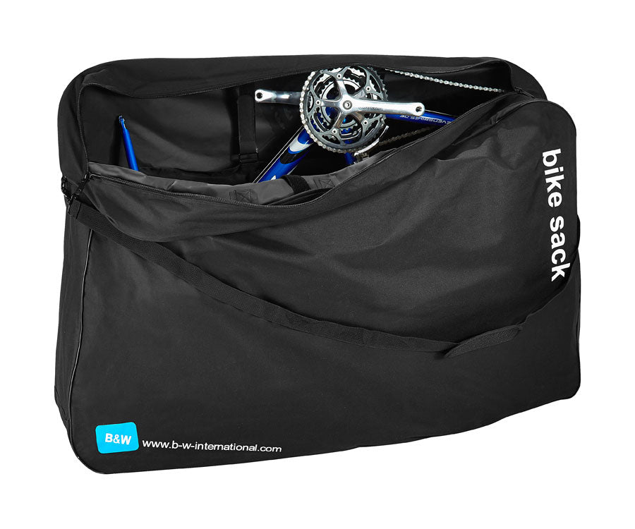 Schwarzer Fahrradrucksack