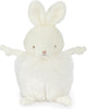 Bunnies by the Bay Roly Poly Bun Bun Kuscheltier – Stofftier – gestickte Details – Kaninchen – 13 cm – weiß