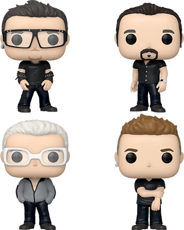 Funko u2 – Pop! Alben DLX 4er-Pack Pop 9 cm Sammelfigur – mehrfarbig
