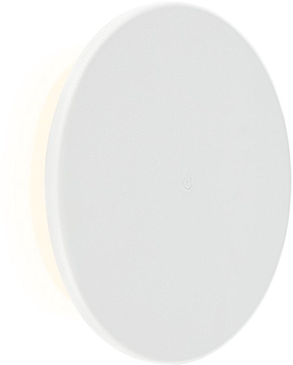 B.k.licht briloner – Außenwandleuchte wiederaufladbar – USB-C – dimmbar – warmweißes Licht – schwarz – ø25