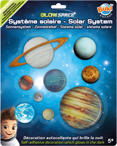 Buki France Buki – Sonnensystem – leuchtet im Dunkeln – Deckenaufkleber
