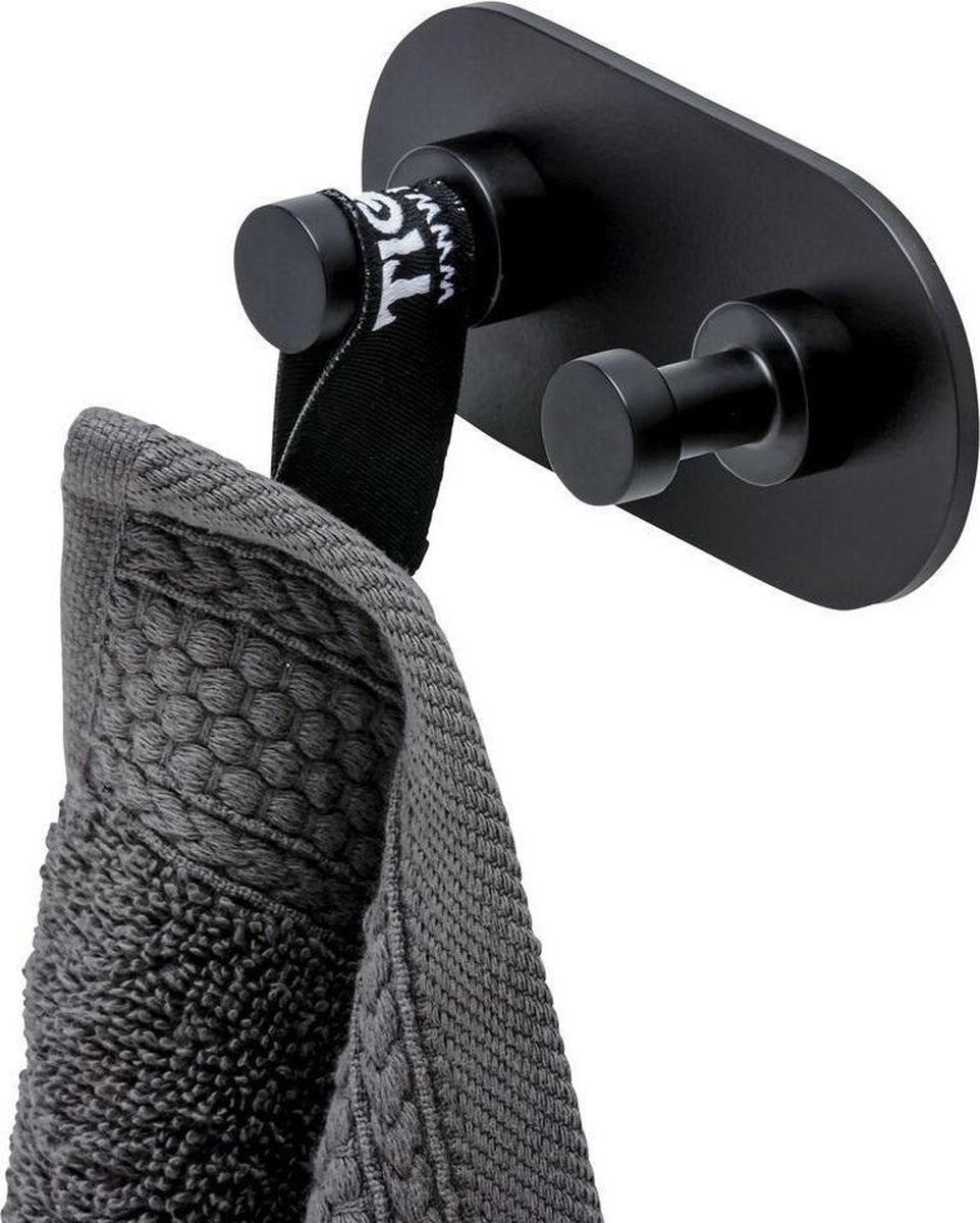 Geesa Nemox Handtuchhaken – schwarz