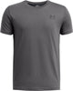 Under Armour UA B Sportstyle LC SS Unisex-Sportshirt – Grau – Schwarz