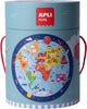 Runde Puzzle-Weltkarte für Kinder von Apli