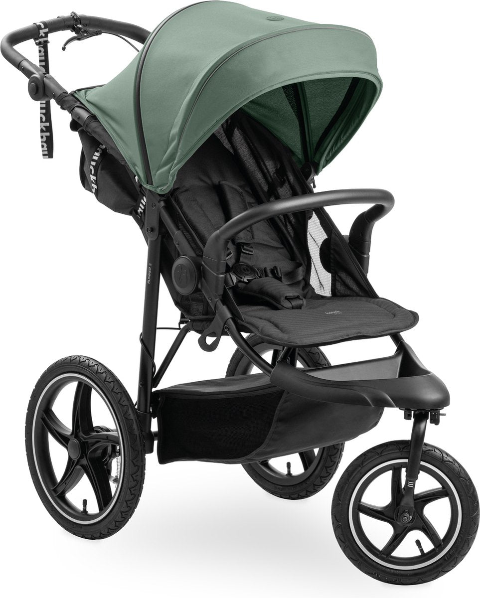 Hauck Runner 3 – Buggy – XL-Lufträder – Federung – Dschungelgrün