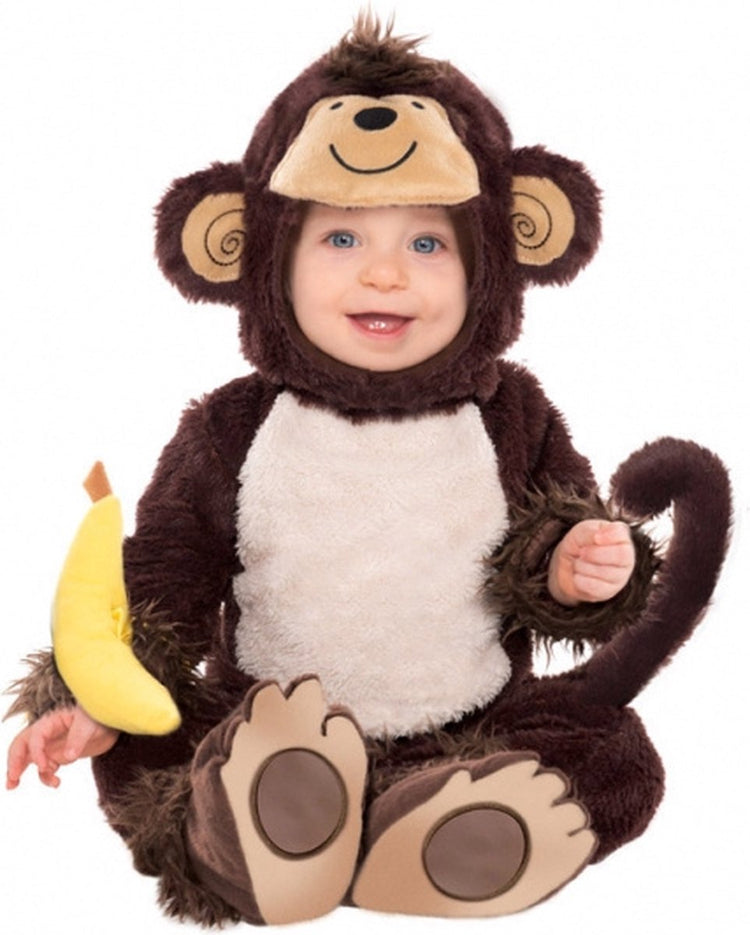 Vegaoo Affenkostüm für Babys - Kinderkostüme - 74 - 80