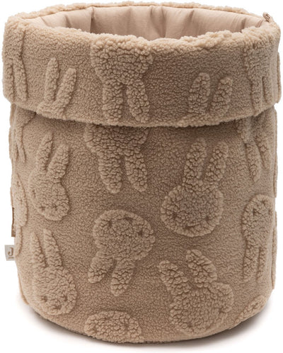 Jollein-Aufbewahrungskorb – 30 x 30 cm – Miffy-Jacquard – Keks