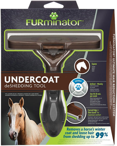 Furminator – Fellpflegegerät aus Edelstahl – ergonomischer Griff – für Pferde