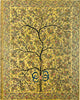 Übergroßes Notizbuch von Peter Pauper – Lebensbaum aus Seide – mit Leseband – 18 x 23 cm