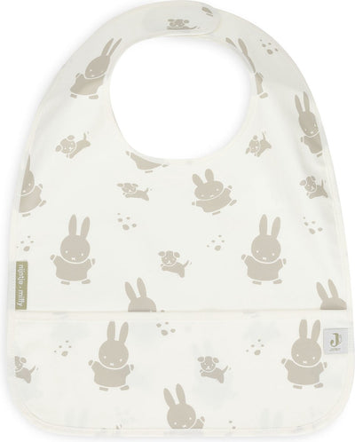 Jollein x Miffy Lätzchen wasserdicht Miffy Snuffy – Olivgrün – 2 Stück