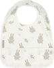 Jollein x Miffy Lätzchen wasserdicht Miffy Snuffy – Olivgrün – 2 Stück