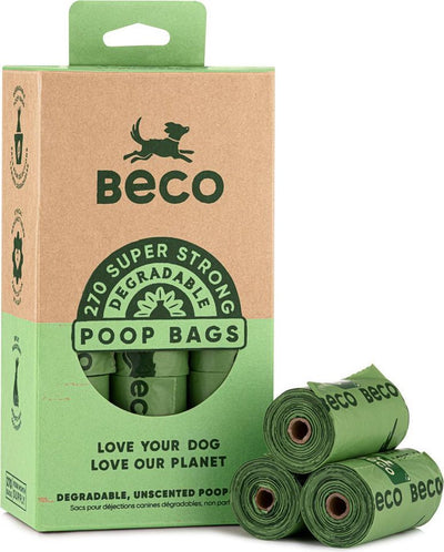 Becopets Beco Pets nachhaltige Hundekotbeutel – groß, stabil – 270 Stück (18 x 15)