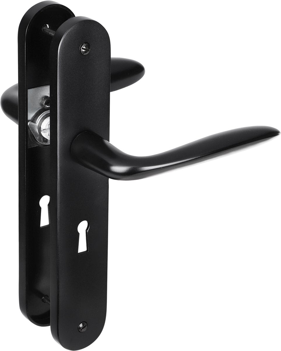Impresso Seehocker mit Schild oval SL56 Schraube Aluminium schwarz