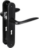 Impresso Seehocker mit Schild oval SL56 Schraube Aluminium schwarz