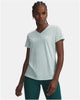 Under Armour Tech SSV – Solid-Grn Damen-Sportshirt – Refresh Mint – Weiß