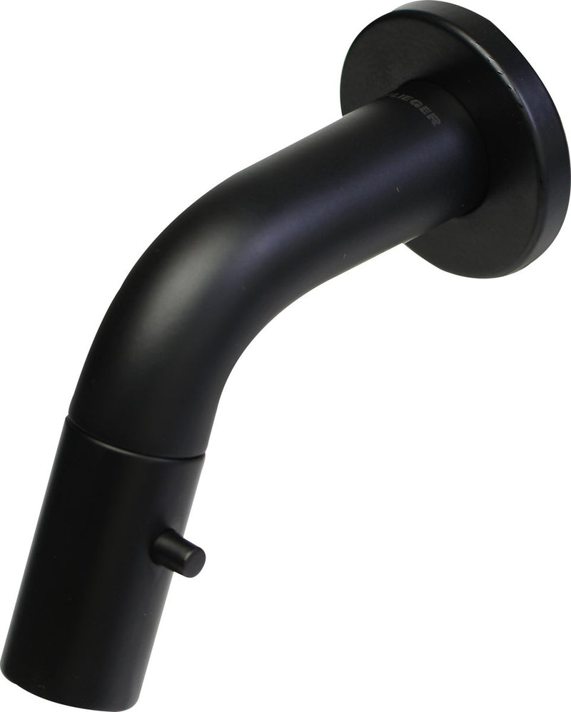 Plieger Lupo 2.0 WC-Armatur – Einbau-Waschtischarmatur – Wandmodell – Auslauf 10,5 cm – 10 Jahre Garantie – Mattschwarz